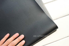 Load image into Gallery viewer, Buulqo 50x68cm Black PVC leather  Faux Leather Fabric for Sewing, artificial leather